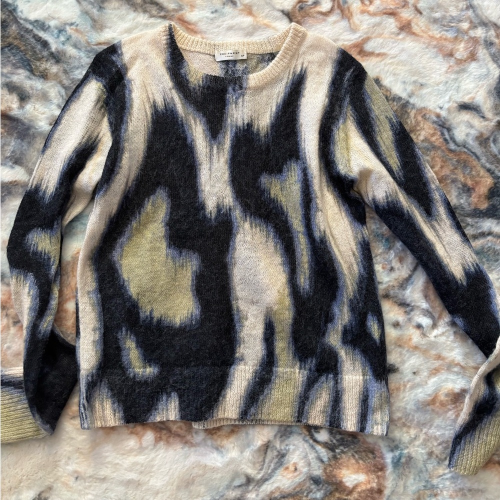 Multi color sweater in almost new condition.